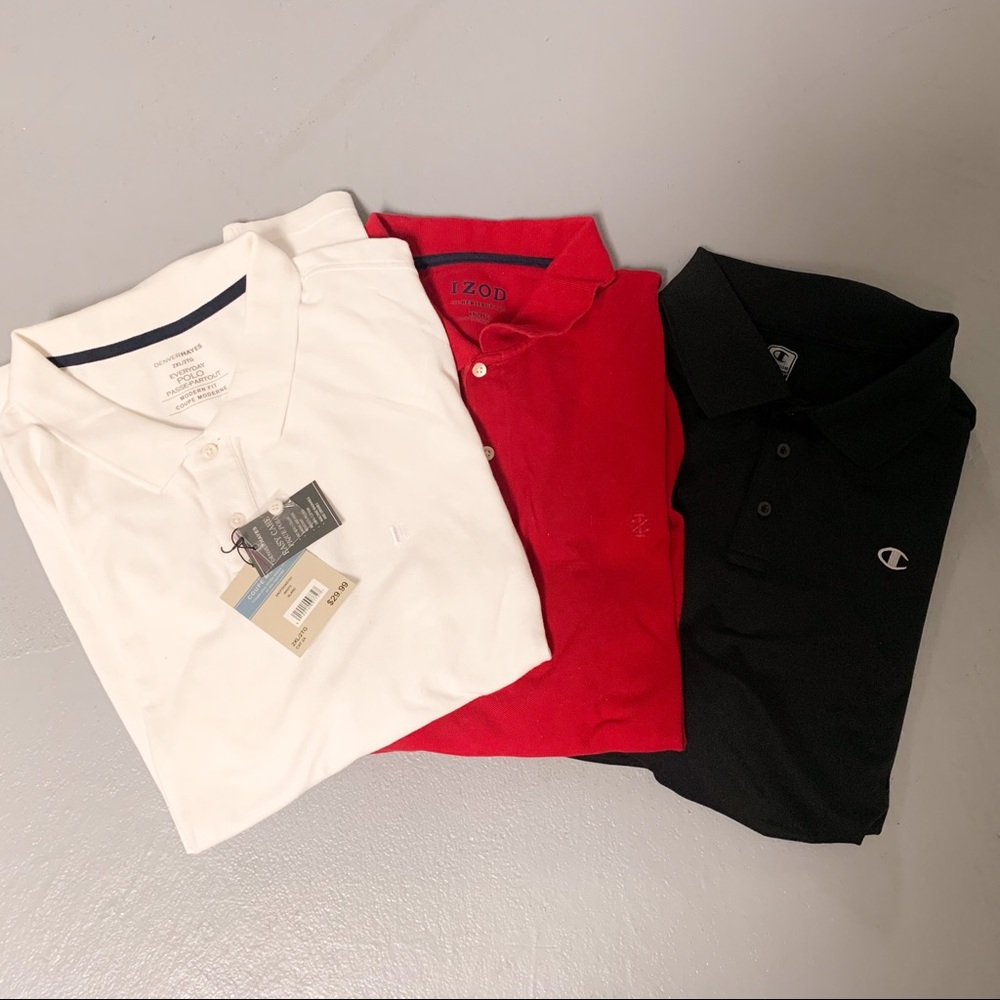 NWT/NWOT | Champion Izod etc | Men’s XXL Polo bundle